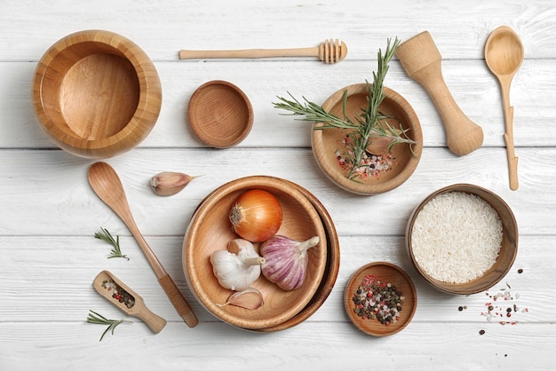 Świeże składniki na stole